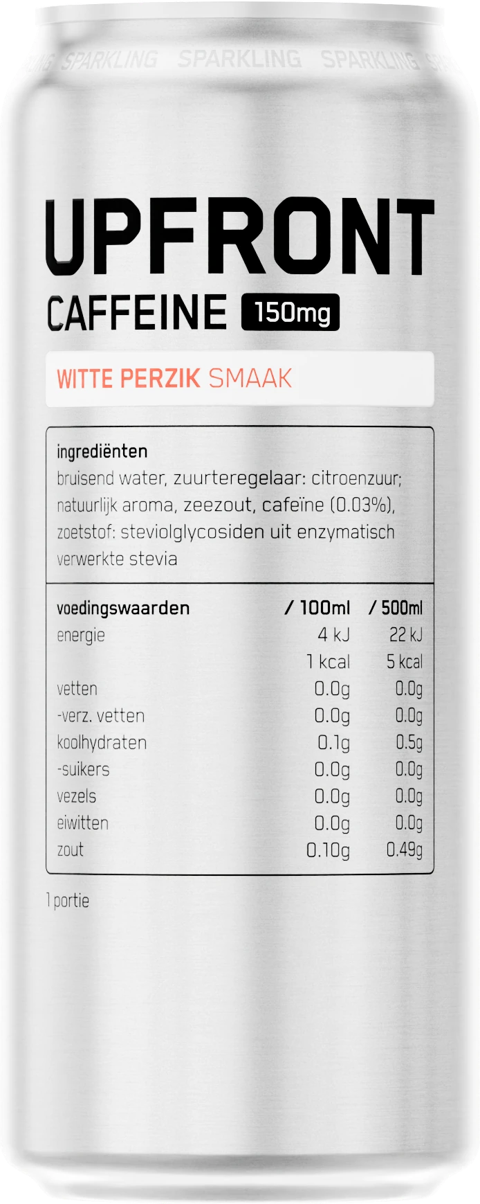 UPFRONT Caffeine RTD — Witte Perzik